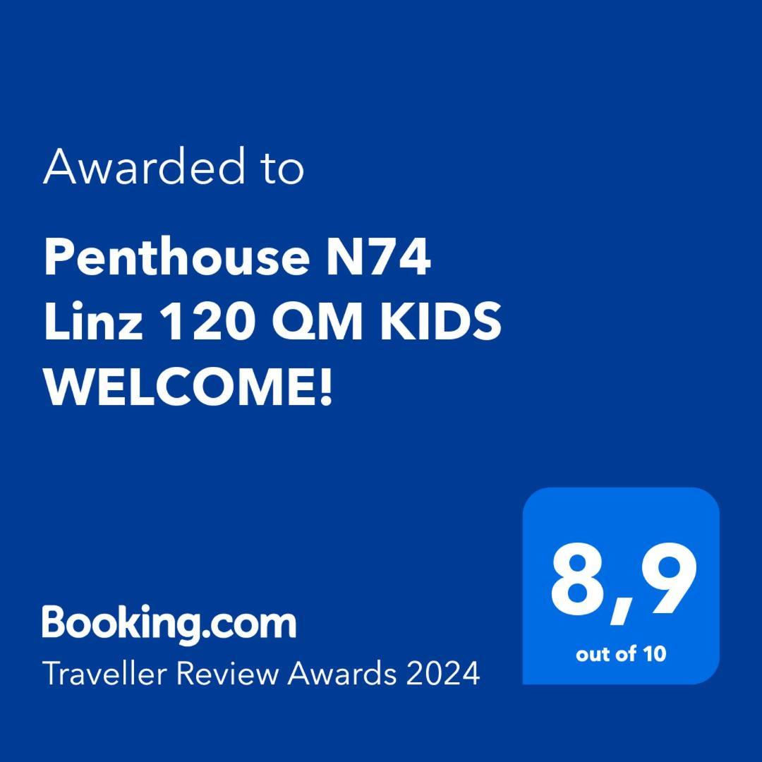 Penthouse N74 Linz 120 Qm Kids Welcome! Eksteriør billede